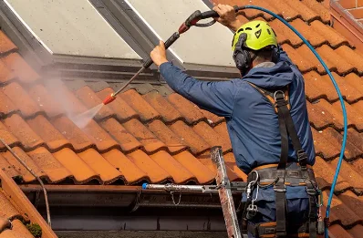 Démoussage et hydrofuge de toiture à Mélisey